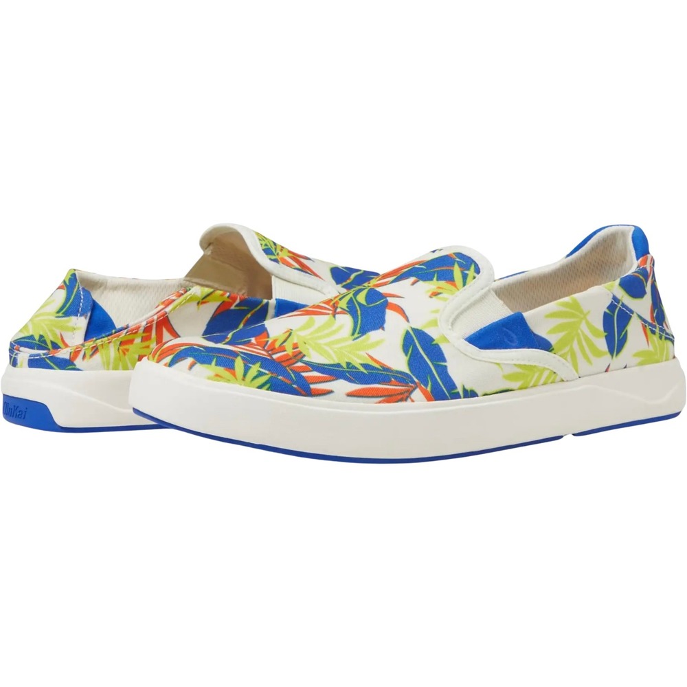 Olukai Lae'ahi Pa'i Shoes - NEW Mens Size 10 Off White / Aloha - #47514-OF